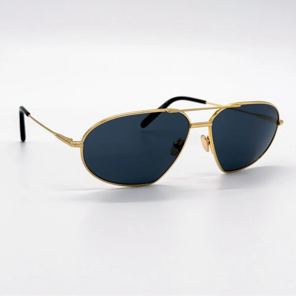 NEW TOM FORD BRADFORD TF771 30A UNISEX SUNGLASSES FT0771/S GOLD GREY EYEWEAR
